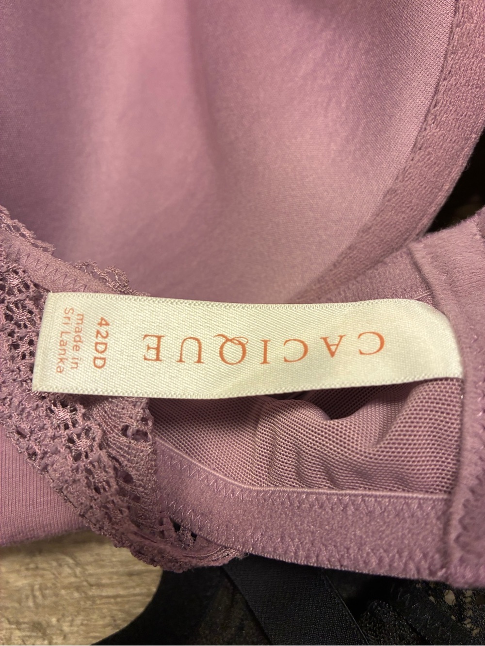 Cacique 2 Underwired Bras T Shirt Lightly Lined Lace Balconette - Picture 12 of 13